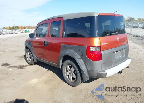 2003 Honda Element Ex from USA, damaged, VIN 5J6YH18503L008517